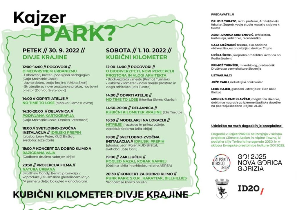 Že naslednji teden dogodki v Kajzerju.